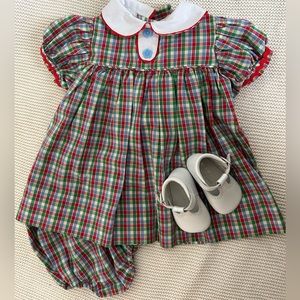 Stripes dress with bloomer The Beaufort Bonnet Company